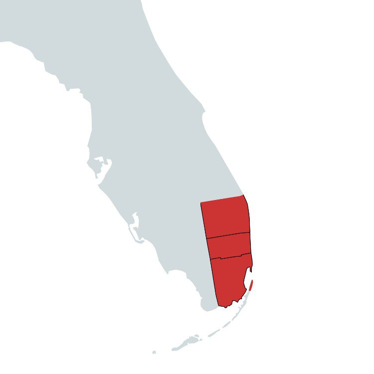 Florida Counties Map